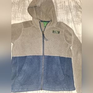 LL bean boys fleece sweater size 8